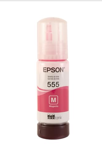 Garrafa De Tinta Original Epson Ecotank T555 Magenta fotográfica - T555320
