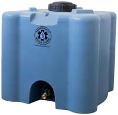 30 Gallon Stackable Emergency Water Storage Tank – Heavy-Duty Wat...