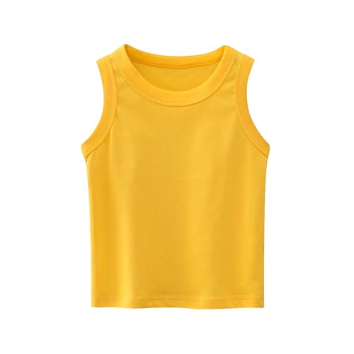 Girls Boys Tank Tops Summer Cotton Soft Comfy Sleeveless Tops Kids Toddler Casual Lightweight Undershirts Breathable