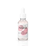 Isle of Paradise Self-Tanning Drops, Self Tanner For Face & Body, Customizable Glow, Vitamin C, Streak-Free Tan, No Orange Tone, Mix with Moisturizer, Vegan, 1.01 fl. oz/30 ml Bottle (Light)