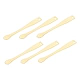 BELLIFFY 6 Stück Teiliges Metall Kosmetikspatel für Gesichtspflege Sicherer Zinklegierungs Löffel...