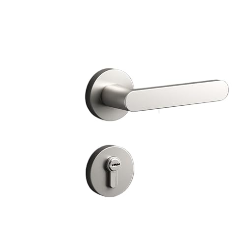 Serrure de porte chambre design brossé avec mécanisme interne de précision - 2