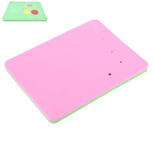 Fondant Foam Pad with 5 Holes - Silicone Mat for Cake Decorating Rolling Pin & Clay Tools Perfect for Fondant Gum and Air Dry Clay Crafts