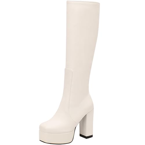 Bottes à talon bloc pour femme : chaussures tendances et élégantes