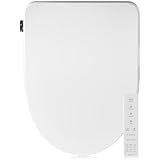 Elongated Smart Bidet Toilet Seat, Heated Toilet Seat with Remote Control, Dryer, R...