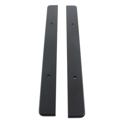 1Par de Placas Protectores Extendido Negro para Alforjas Duraderas Compatibles con Harley Touring 1993-2013 miniatura 1