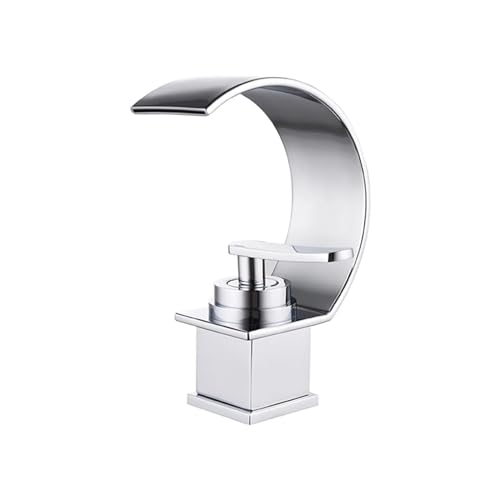 Robinets de bassin à handle en laiton mitigeur évier eau pour salle de bain
