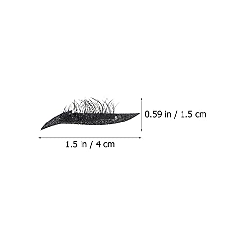 Beaupretty 28 pares adhesivos de delineador reutilizables miniatura 5