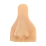 TOBBOMEY Weiches Gummi Nasenmodell Realistische Simulation Hautgefühl Nasenpiercing Übung Modell für Schule Beauty Salon Piercingstudio Lehrmittel