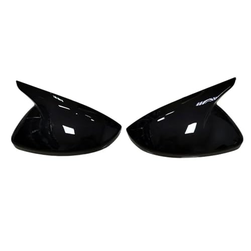 Cache rétroviseur noir brillant style premium pour Peugeot 308 et 2008 finitions luxe