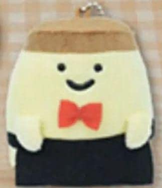 お文具といっしょ 喫茶店 マスコット キーチェーン キーホルダー プリンさん 単品
