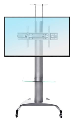 Soporte móvil para TV de piso a techo para TVs de 32-70 pulgadas