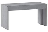 Skraut Home - Mesa Consola Extensible hasta 3 Metros - Dimensiones Cerrada: 75 x 90 x 50 cm - Material Resistente - Cemento - Ideal para tu Comedor, Salón o Escritorio