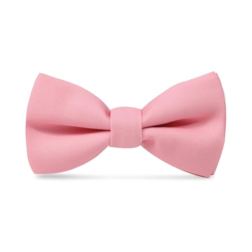 Image of WELROG Classic Pre-Tied Bow Tie for Children & Adults Solid Color Adjustable Bowtie