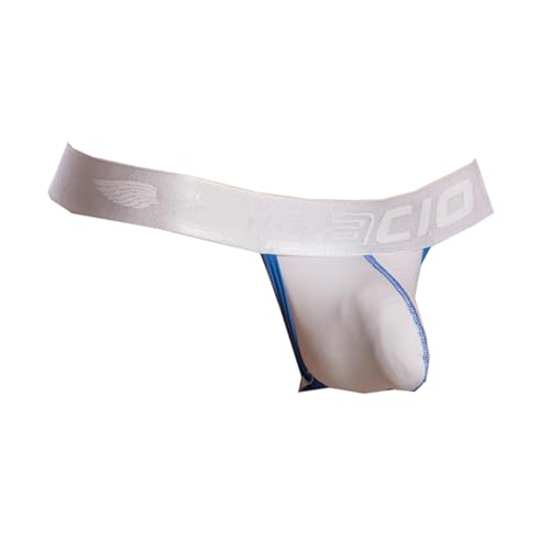 Mens Sexy Sporty V-Shaped Thong G-String Sporty Sturdy Pouch Bikini Hot Jockstrap Low-Rise Breathable Underwear