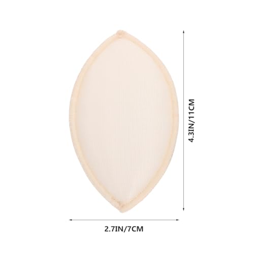 5 Pairs Bra Pads Inserts, Soft Cotton Sponge Inserts, Removable Push Up Pads for Bikini & Sports Bras, Breathable Cushion with Anti-Slip Design(Random Colors)4