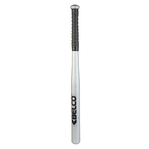 Belco Wooden Baseball Bat - Heavy Duty, Silver - Image 2