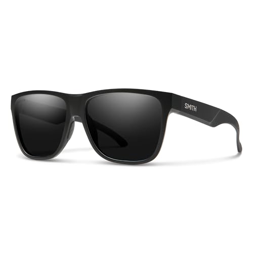 SMITH Lowdown 2 XL Sunglasses with Large Frame – Men’s & Women’s Performance Eyewear for All-Day, Water Sports, Running, Hiking, Driving – Matte Black + Black ChromaPop Polarized Lenses