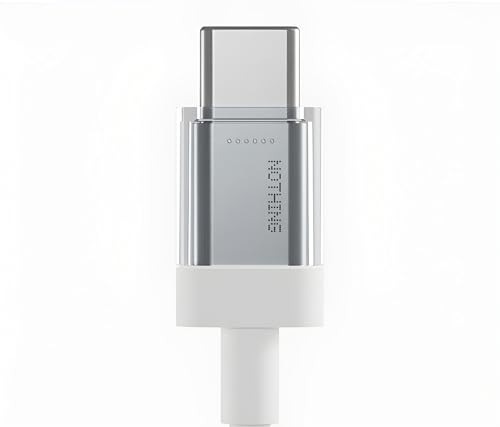 Image of 5Amp Type C to C Cable Compatible With Nothing Phone 1, 2, 2A, 2A Plus - Rapid Charging & Data Cable for USB-C Devices, Earbuds, Laptops, Smartphones - White