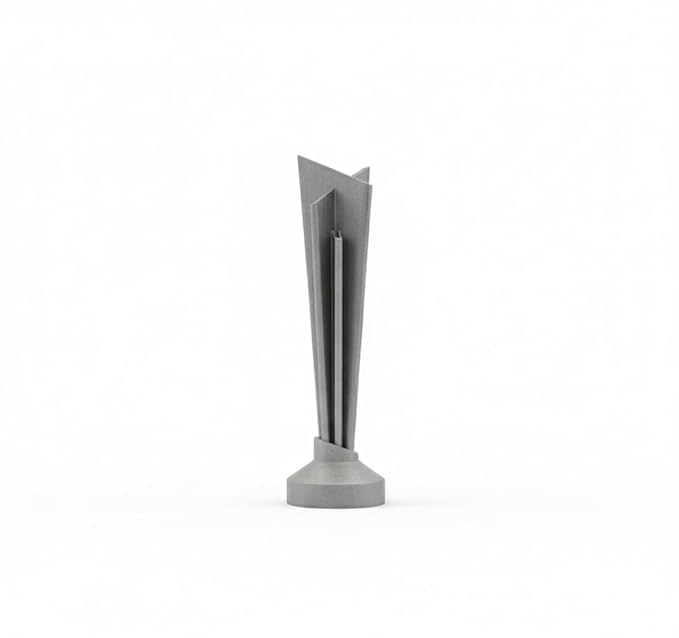 3D Printed T20 Trophy 25cm – Glossy Silver Finish | Handmade Eco-Friendly PLA | Cricket Fan Gift | Desk & Home Decor | Collector Sports Display Award-picture-12