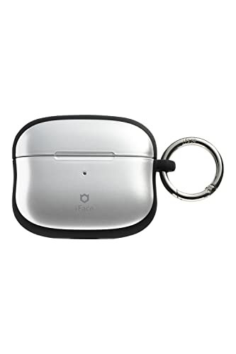 iFace First Class AirPods Pro 第1世代 専用 ケース (シルバー)【カラビナ付き アイフェイス 韓国 airpodsプロケース airpodsぷろケース 第一世代】