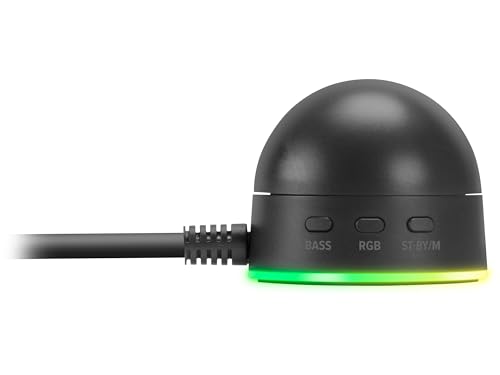 Speedlink Gravity LT Altavoz para PC Sistema de Sonido 2.1 Bluetooth - con subwoofer de Madera, Sistema de Altavoces Activos de 80 vatios, Conector AUX de 3,5 mm, Mando a Distancia RGB, Negro - imagen 5