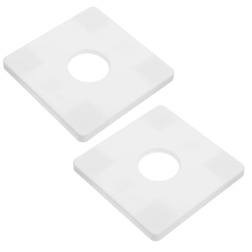 Applicazione multi- : questa placca di copertura si perfettamente come copertura per flangia del wc, copertura per tubo sotto il lavello o copertura per tubo esterno, soluzione decorativa per un miglioramento domestico versatile, copertura per tubo a parete, protezione per foro del tubo