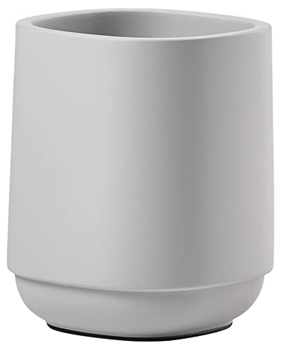 Image of Zone Denmark Nova One Toothbrush Mug- Revitalize Your Daily Routine with Scandinavian Elegance and Practicality Unite in This Sleek and Modern Bathroom Accessory- (Soft Grey)