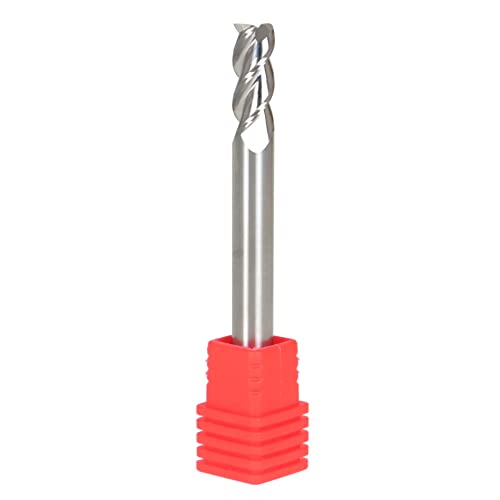 Image of Carbide Alu-Power Square End Mill 3 Flute 1 /4 Inch 45 Degree Helix, Tungsten Steel