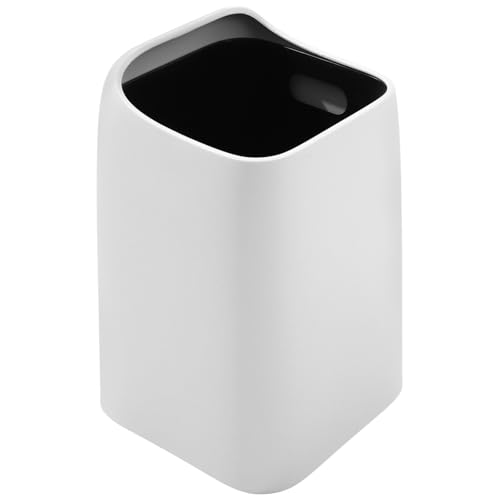 Alipis Trash Can for Bedroom Kitchen Large Size Pp Plastic Inclined Design Organizational Bin