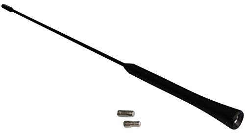 AERZETIX: Embout brin d'antenne auto autoraio universel 41cm filetage M5 M6 pour auto voiture C16616