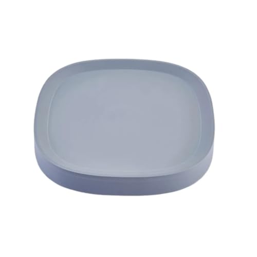 Plateau pour pot de fleur carré gris à roulettes 19.5cm - 2