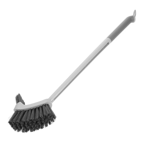 ARTSEWPLY Cepillo WC con Mango Antideslizante Cerdas Efectivas para Limpieza Profunda Escobilla Curva para Rincones Accesorios Baño Versátiles para Hogar y Baños Públicos
