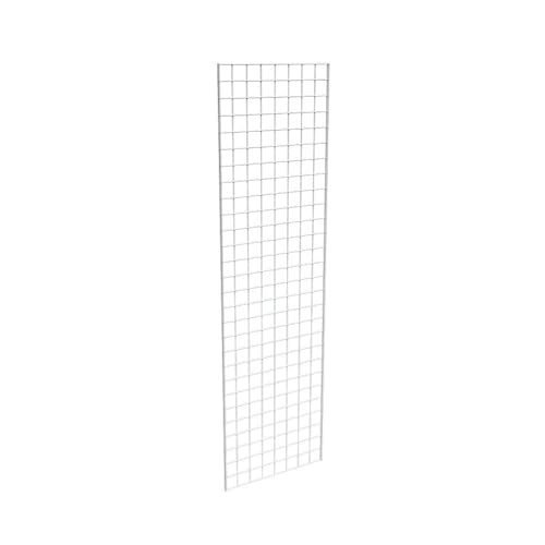 Econoco Grid Panel for Retail Display - Metal Grid for Any Retail Display, 2' Width x 7' Height, 3 Grids Per Carton (White)