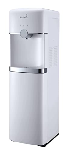 Primo Smart Touch Bottom-Loading Water Dispenser - 3 Temp (Hot-Cool-Cold) Water Cooler Water Dispenser for 5 Gallon Bottle, White, Touch Controls