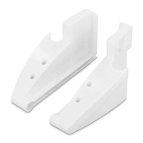DEKAROX Juego de 2 soportes de plástico para compartimento de botellas de frigorífico compatible con Liebherr 7433698 y 9193353