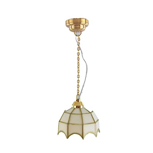 Milisten Miniatur Deckenlampe Für Puppenhaus - Realistische LED Beleuchtung Für Miniatur-Projekte