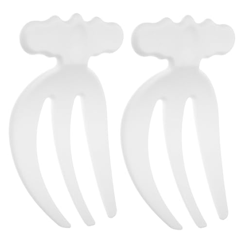 Gatuida 2 Piezas Utensilios para Servir Ensalada Reutilizables Garras de Plástico Resistentes y Multifuncionales para y Servir Cocina y Restaurante