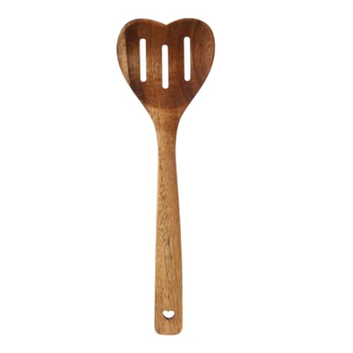 ハート型の木製スプーン ミキシングスプーン キッチン用品 ティースプーン 耐熱性 ロングハンドル コーヒースプーン 使いやすい