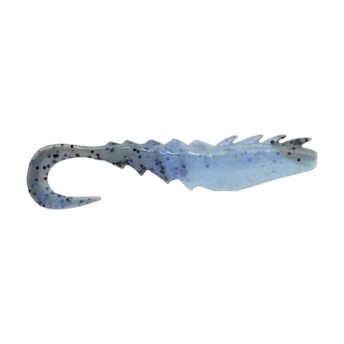 Berkley Gulp!® Nemesis Prawn Curl Tail; leurre Souple pour la pêche en Eau salée pour Les prédateurs; Dispersion maximale du Parfum; Parfait pour Jigging &...