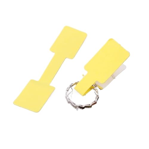 Etiquetas de precio en blanco para joyería que facilitan el marcado manual de anillos