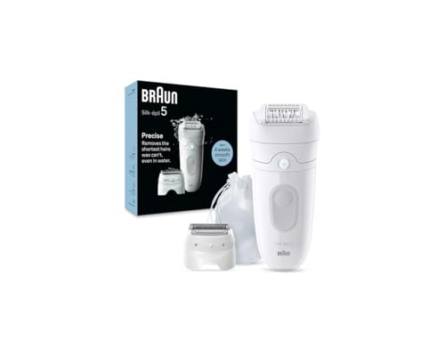 Image of Braun SE5041 Silk Epil 5 Women's Hair Removal Epilator, White