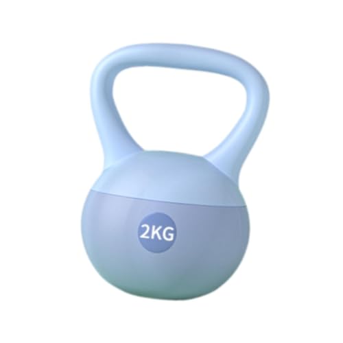 harayaa Pesa rusa suave, equipo deportivo, pesa rusa para entrenamiento de fuerza, pesa rusa para fitness para el hogar, Azul