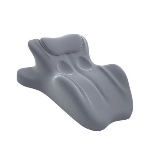 Image of Wedge Prone Pillow Soft Bed Pillow for Sitting up for Couch Sitting Relaxing Grey