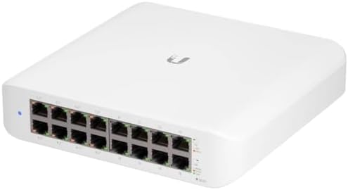 Ubiquiti UniFi Switch Lite 16 PoE | 16-Port Gigabit Switch with 8...