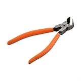 Vasiumic 150 mm rechtwinklige Zange 90 Grad Ellenbogen Elektronischer Drahtschneider mit Federdesign Kunststoffbeschichteter Griff für präzises Schneiden von Metall Handwerkzeug 15,2 cm