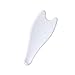 EXCEART sha board grattant outil de massage en céramique guasha faciale planche assiettes masseur anti- vieillissement anti- rides pour spa détente méditation 1pc