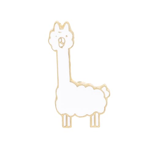 Alpaca Cartoon Enamel Pins Creative Brooch Lapel Pin Badge Cute Metal Brooch Pins Accessories Decoration for Girls Boys Women Clothes Backpacks Decor