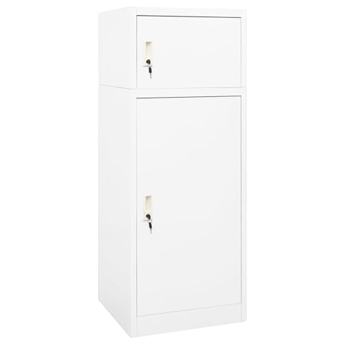 ZEYUAN Armadietto per Sella Bianco 53x53x140 cm in Acciaio,Ricreazione all'aperto,Equitazione,Accessori per finimenti per Cavalli,Accessori per Selle,Portasella(SPU:339599)