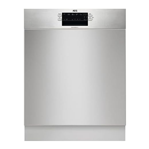 AEG FUE53610ZM Unterbau-Geschirrspüler / 60cm / AirDry - perfekte Trocknungsergebnisse / A+++ / energiesparend / Besteckkorb / Glasprogramm / Intensivprogramm / Kurzprogramm / Display